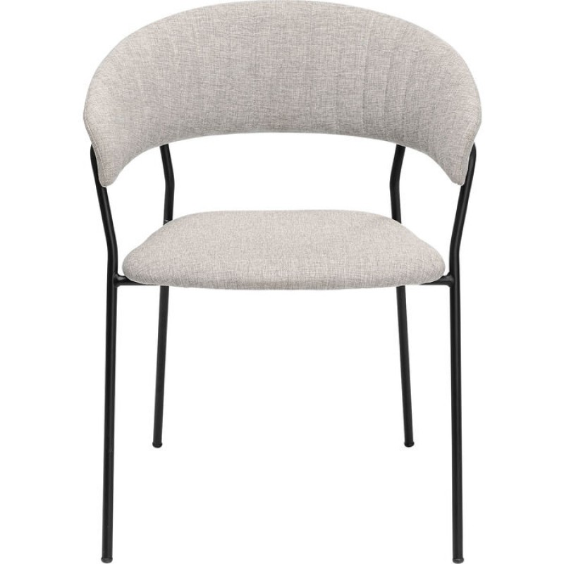 Chair with Armrest Belle Beige